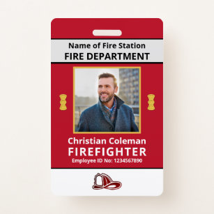 Fire Department Id Card Maker